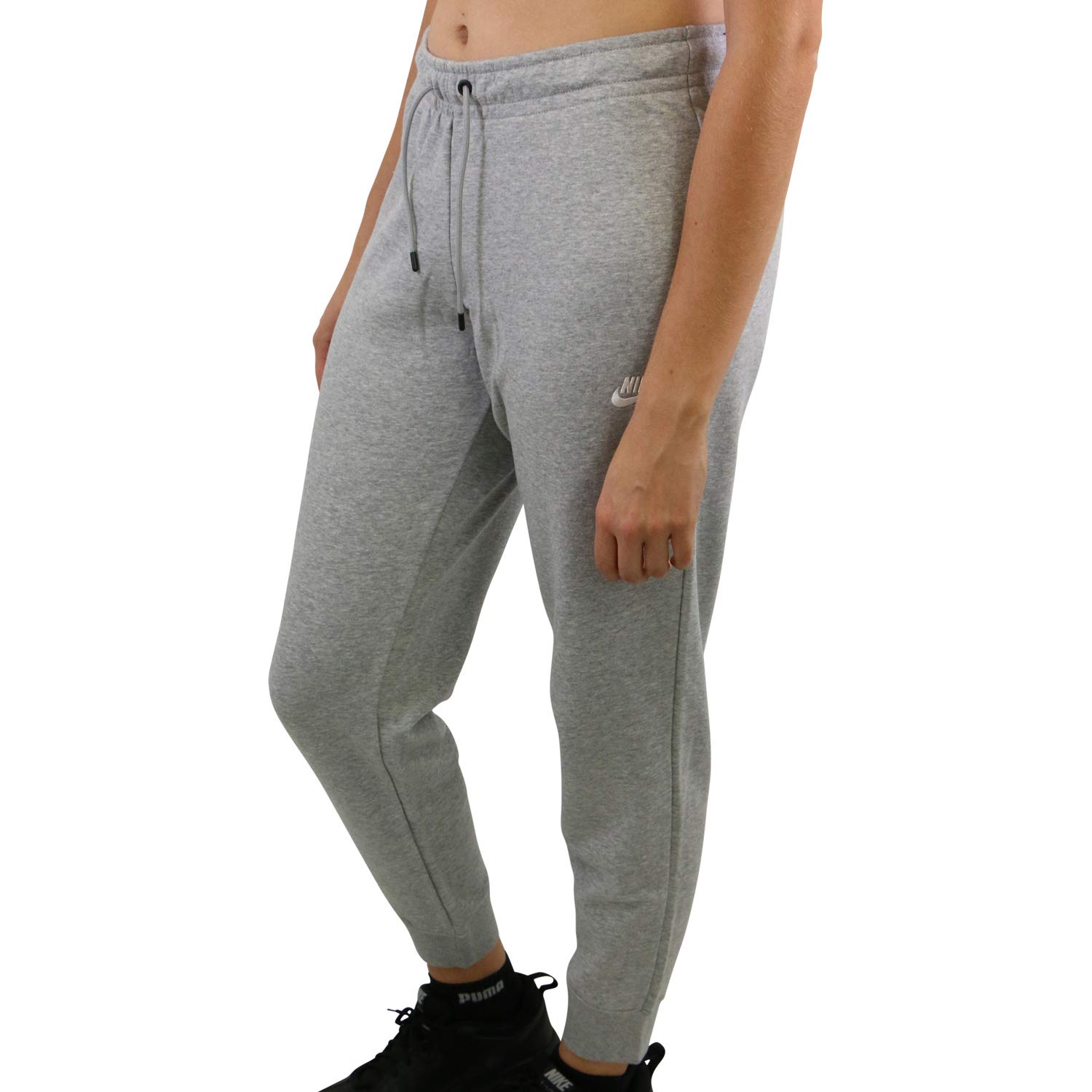 nike gray essentials slim sweatpants
