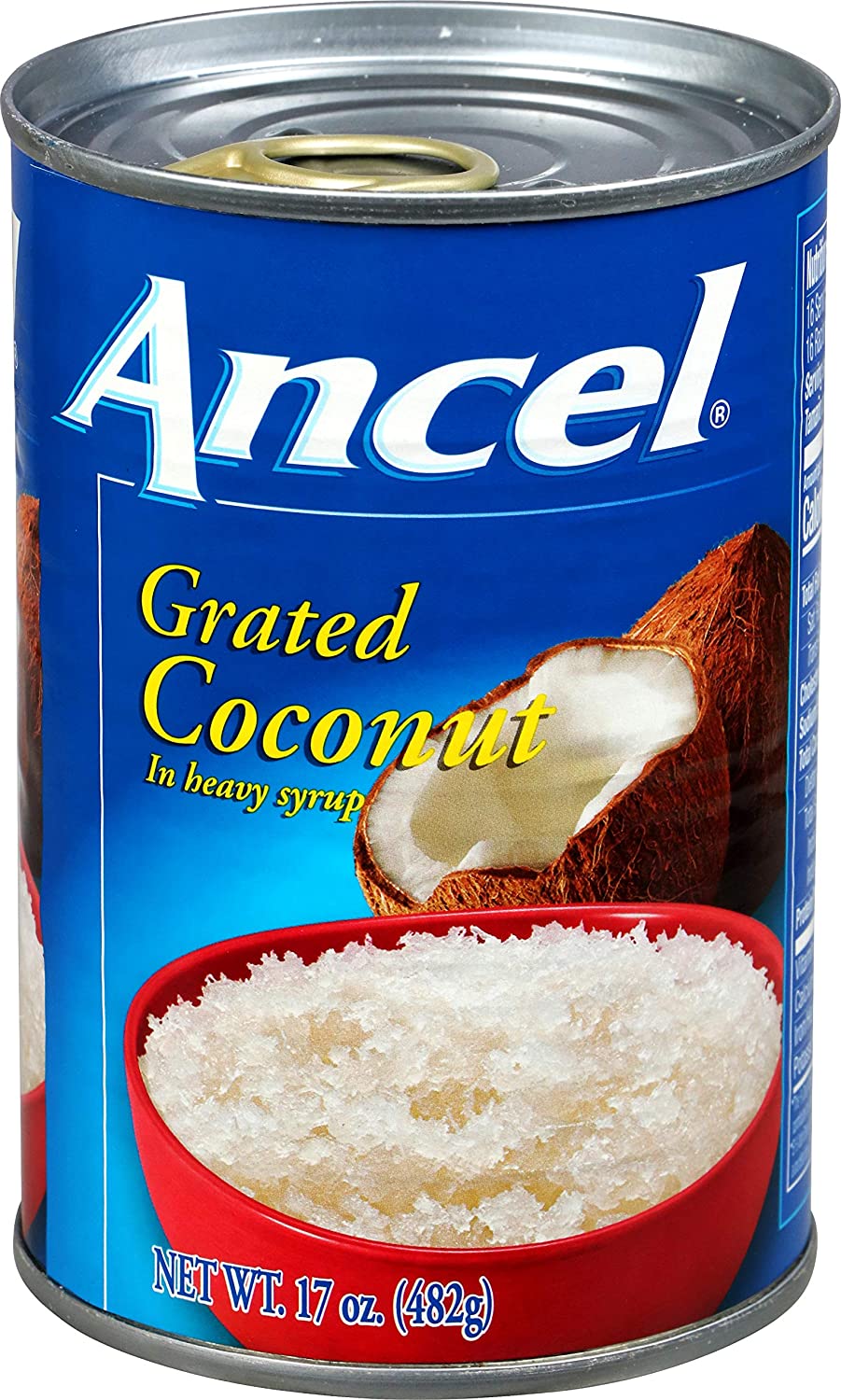 Ancel Grated Coconut In Heavy Syrup Coco Rallado En Almibar 17 Ounces