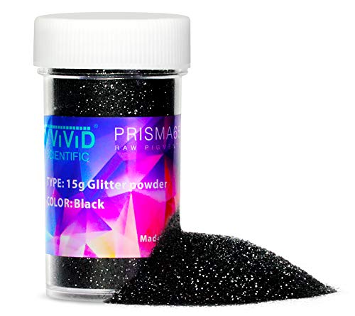 VViViD PRISMA65 Black Glitter Powder 15g Shaker Jar for Arts, Crafts,  Decoration | eBay