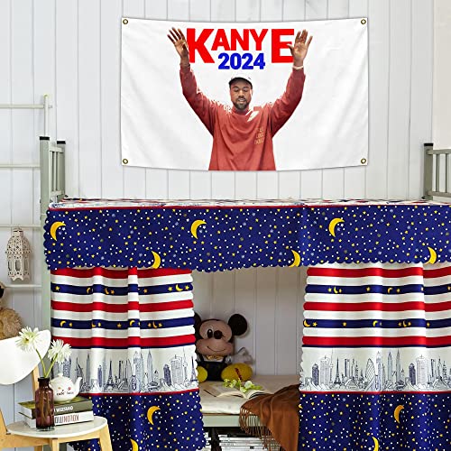 HOOBESTY KANYE 2024 Flag 3x5 Feet Flag Banner for College Dorm Frat or