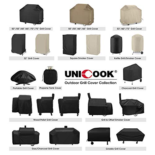 Unicook Heavy Duty Barbecue Grill Cover 70-inch 2nd Generation Fabric ...